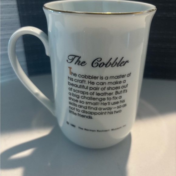 Norman Rockwell White Ceramic Mug with Vintage Illustration - Picture 7 of 7